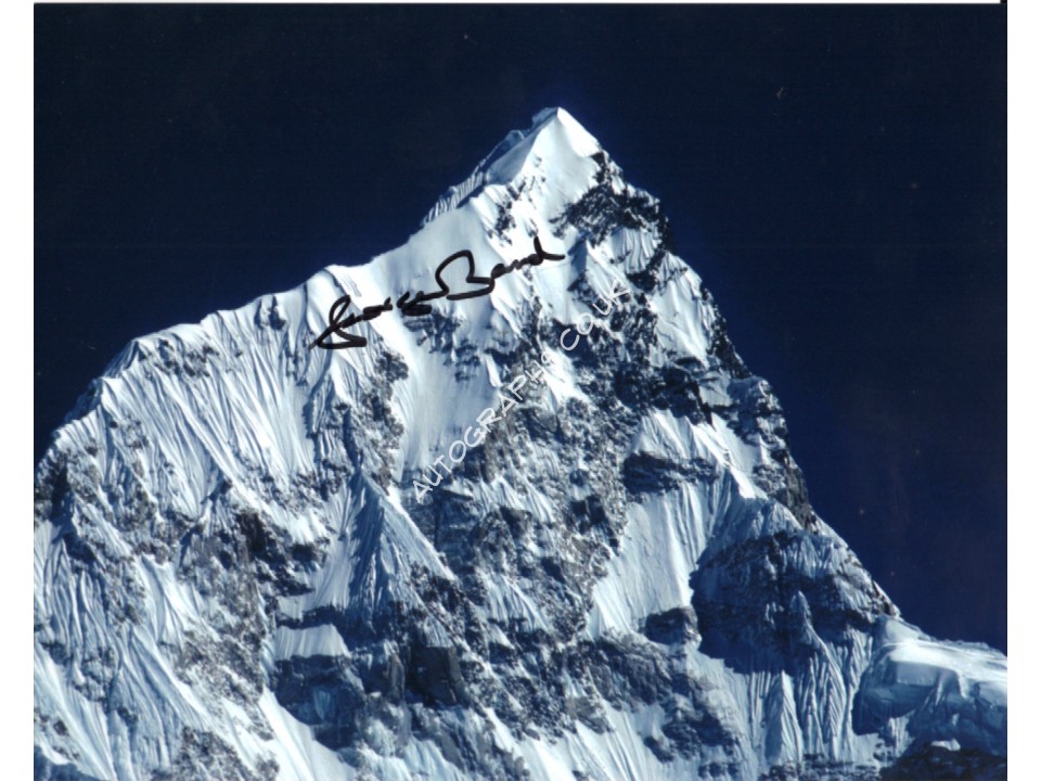 George Band everest genuine authentic signed autograph photo. COA UACC