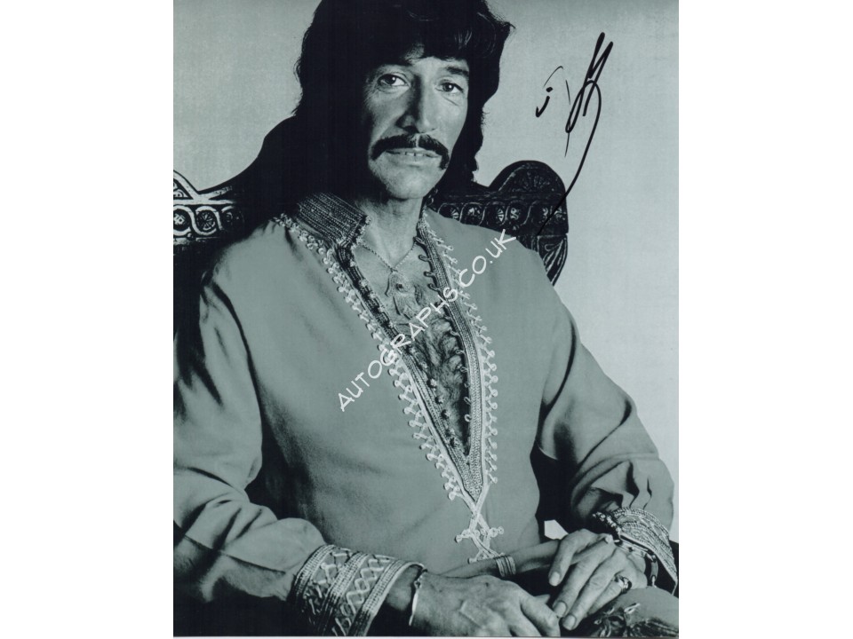 Peter Wyngarde Department S signed autograph photo. COA UACC