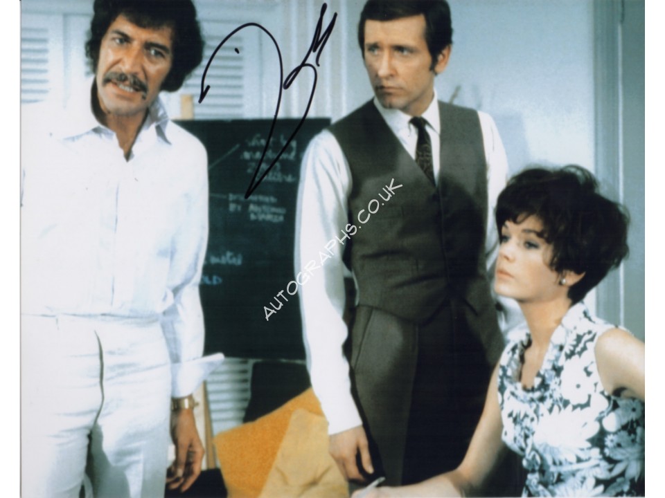 Peter Wyngarde Department S signed autograph photo 2. COA UACC