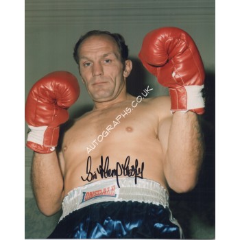 Boxing Henry Cooper signed autograph photo.. COA UACC