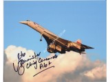 Concorde Mike Bannister authentic signed autograph photo 1. COA UACC