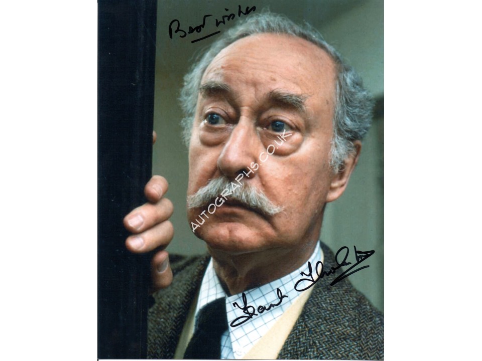 Are You Being Served Frank Thornton genuine signed authentic signature photo. COA UACC