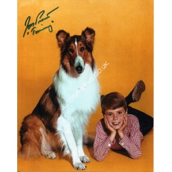 Jon Provost Lassie genuine signed authentic signature photo. COA UACC