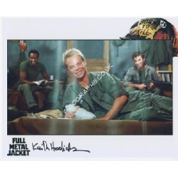 Full Metal Jacket Keith Hodiak genuine signed authentic signature photo. COA UACC