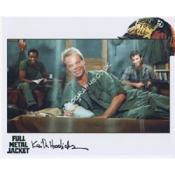 Full Metal Jacket Keith Hodiak genuine signed authentic signature photo. COA UACC