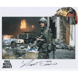 Full Metal Jacket Kieron Jechinis genuine signed authentic signature photo. COA UACC