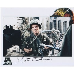 Full Metal Jacket Kieron Jechinis genuine signed authentic signature photo. COA UACC