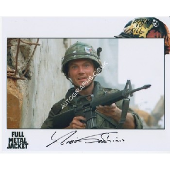 Full Metal Jacket Kieron Jechinis genuine signed authentic signature photo. COA UACC