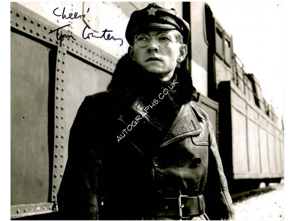 Tom Courteney Doctor Zhivago genuine signed authentic signature photo. COA UACC