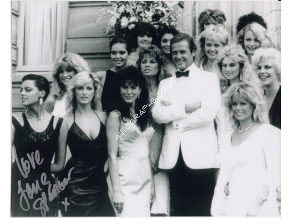 James Bond Jane Spencer genuine signed authentic signature photo. COA UACC James Bond Jane Spencer genuine signed authentic signature photo. COA UACC