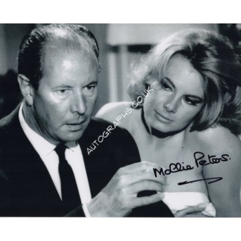 James Bond Mollie Peters genuine signed authentic signature photo. COA UACC
