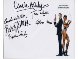 James Bond Multi genuine signed authentic signature photo. COA UACC