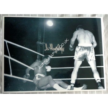 Henry Cooper Muhammad Ali genuine signed authentic signature photo 4. COA UACC