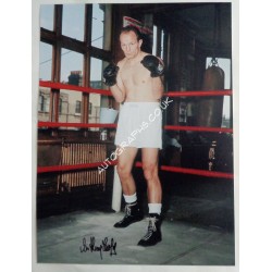 Boxing Henry Cooper genuine signed authentic signature photo 8. COA UACC