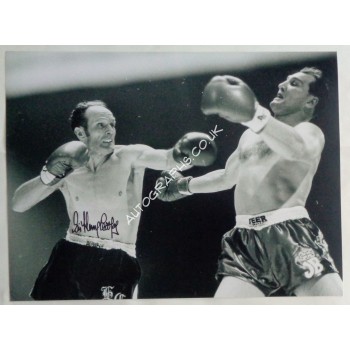 Boxing Henry Cooper genuine signed authentic signature photo 12. COA UACC