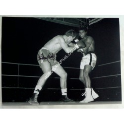 Henry Cooper Muhammad Ali genuine signed authentic signature photo 17. COA UACC