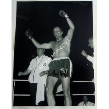 Boxing Henry Cooper genuine signed authentic signature photo 20. COA UACC