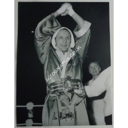 Boxing Henry Cooper genuine signed authentic signature photo 30. COA UACC