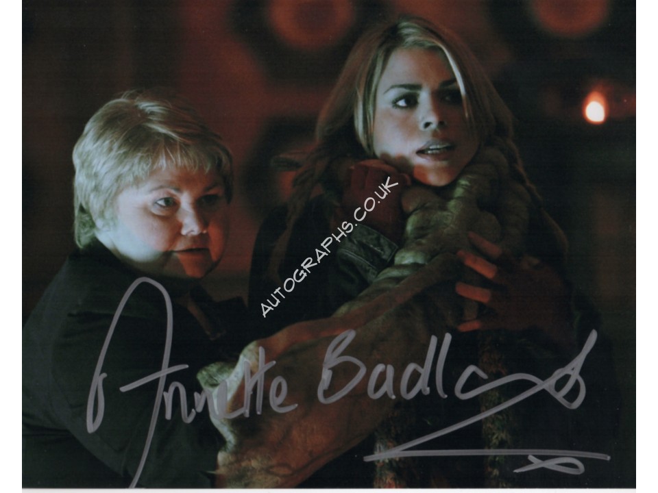Doctor Who Annette Badland  genuine signed authentic signature photo. COA UACC