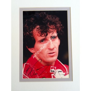 Alain Prost genuine authentic signed autographs. COA UACC