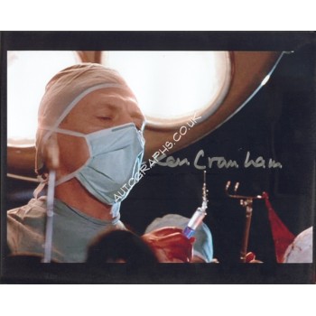Kenneth Cranham genuine signed authentic signature photo. COA UACC