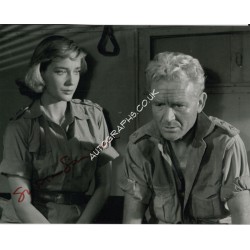 Sylvia Syms genuine signed authentic signature photo. COA UACC