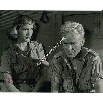Sylvia Syms genuine signed authentic signature photo. COA UACC