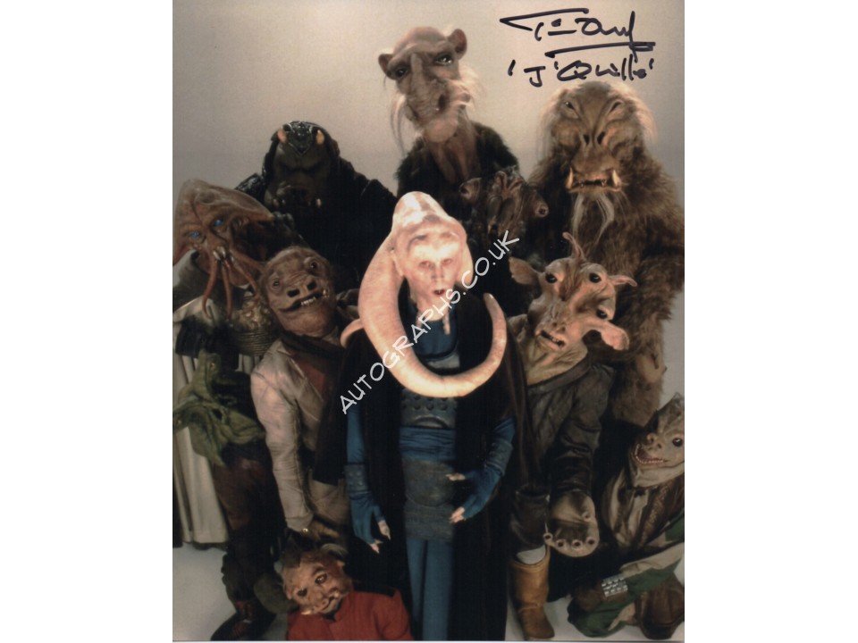 Tim Dry Star Wars genuine authentic signed autograph photo. COA UACC