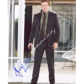 Damian Lewis signed autograph photo. COA UACC