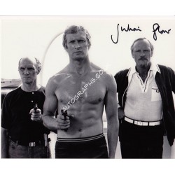 James Bond Julian Glover authentic signed original genuine autograph photo. COA UACC