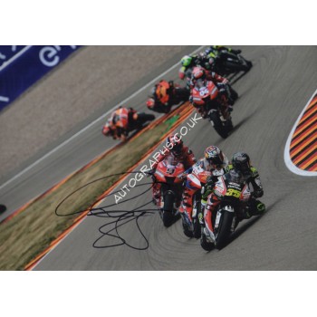 Cal Crutchlow Ducati MotoGP signed autograph signature photo. COA UACC