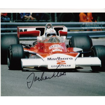 F1 Jochen Mass McLaren signed original genuine autograph authentic photo. COA UACC