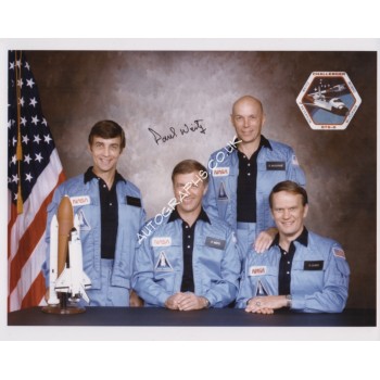 Paul Weitz astronaut authentic signed photo shuttle 2. COA UACC