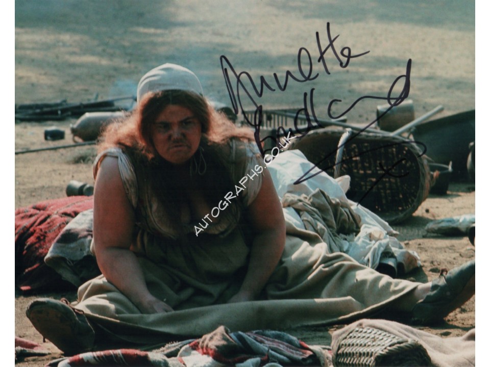 Annette Badland Jabberwocky signed original genuine autograph authentic photo. COA UACC