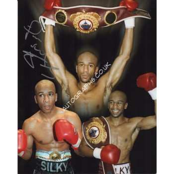 Paul Silky Jones Boxing signed original genuine autograph authentic photo. COA UACC