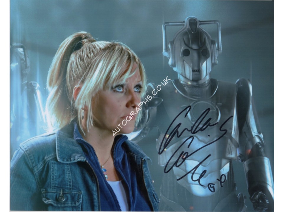 Camile Corduri Doctor Who genuine signed authentic signature photo. COA UACC Camile Corduri Doctor Who genuine signed authentic signature photo. COA UACC