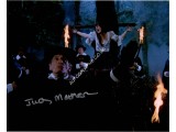 Horror Judy Matheson Twins of Evil authentic genuine signed signature photo.. COA UACC