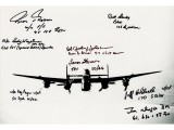 WW2 Lancaster veterans genuine multi signed authentic autograph. COA UACC WW2 Lancaster veterans genuine multi signed authentic autograph. COA UACC