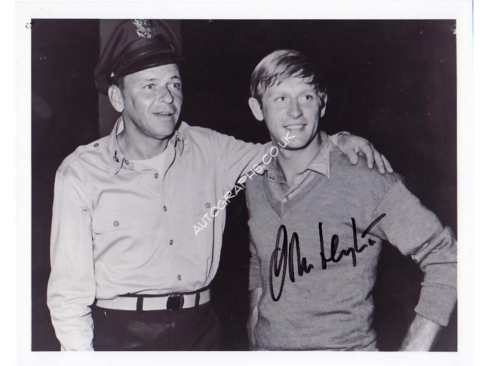 John Leyton Von Ryans Express genuine signed authentic signature photo. COA UACC