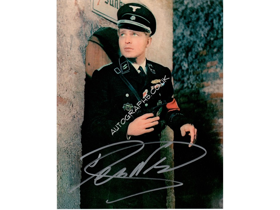 Derren Nesbitt Where Eagles Dare genuine signed authentic signature photo. COA UACC
