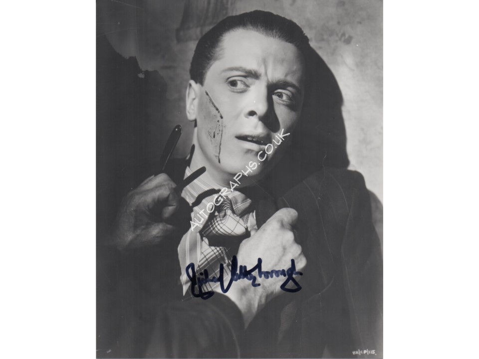 Richard Attenborough Brighton Rock genuine signed authentic signature photo. COA UACC