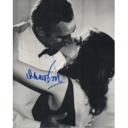 James Bond Lana Wood Connery signed authentic autograph photo. COA UACC