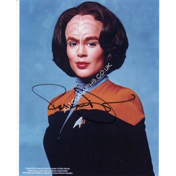 Roxann Dawson Star Trek Voyager genuine signed autograph photo. COA UACC