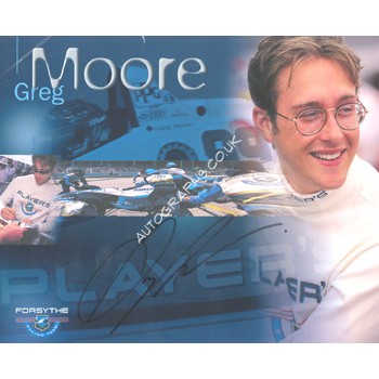 Greg Moore  genuine signed original autograph photo. COA UACC
