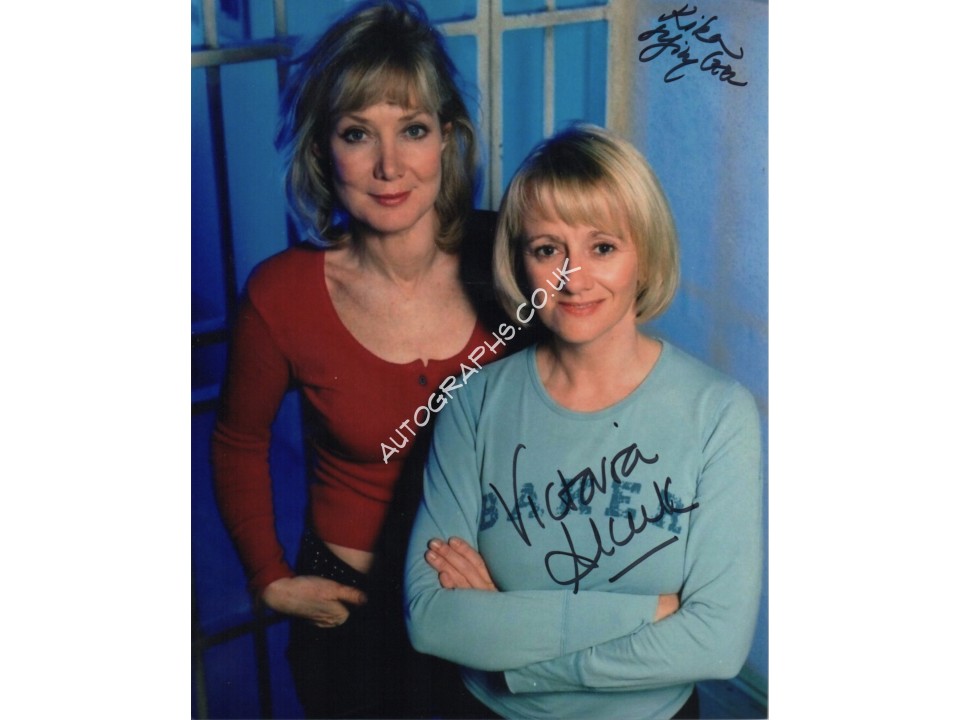 Victoria Alcock Kika Mirylees Bad Girls signed authentic signature photo. COA UACC