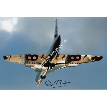 Peter Barker pilot signed autograph Concorde. COA UACC