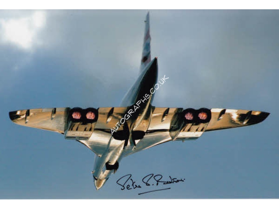 Peter Barker pilot signed autograph Concorde. COA UACC