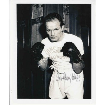 Boxing Henry Cooper Muhammad Ali signed authentic autograph photo. COA UACC