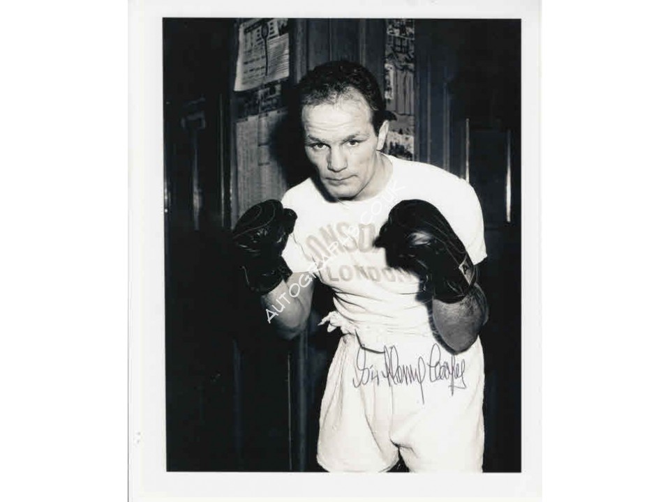 Boxing Henry Cooper Muhammad Ali signed authentic autograph photo. COA UACC