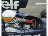 Jody Scheckter Tyrrell F1 signed authentic autograph photo. COA UACC Jody Scheckter Tyrrell F1 signed authentic autograph photo. COA UACC